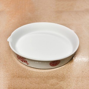 Đĩa mài sừng Bát Tràng đường kính 14cm